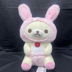 Rilakkuma: Korilakkuma Pink and White Plush Bunny Toy